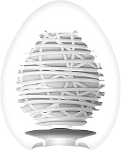 Dehnbarer Masturbator in Eiform für den Einmalgebrauch - Tenga Easy Beat Egg Silky II — Bild N2