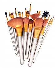Make-up Pinsel-Set im goldenen Etui 24 St. - Beauty Design — Bild N2