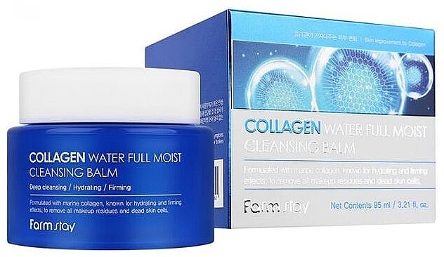 Kollagen-Gesichtsreinigungsbalsam - Farmstay Face Cleansing Balm Collagen — Bild N2