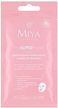 Straffende Tuchmaske für das Gesicht mit Lifting-Effekt - Miya Cosmetics MYSUPERmask Firming Facial Mask — Bild N1