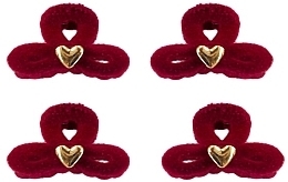 Haarspangen-Set rot 4 St. - Lolita Accessories — Bild N1