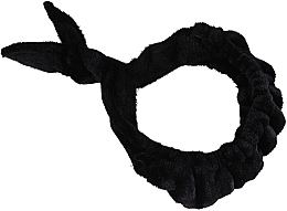 Wildleder-Haarband schwarz - Gabriella Salvete Hair Tie — Bild N2