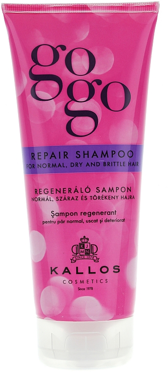 Regenerierendes Shampoo - Kallos Cosmetics Gogo Repair Shampoo — Bild N1