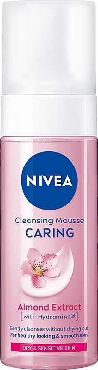 Sanftes Reinigungsmousse für empfindliche und trockene Haut - NIVEA Aqua Effect