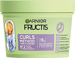 Feuchtigkeitsspendende Maske für lockiges Haar - Garnier Fructis Curls Method Mask  — Bild N1