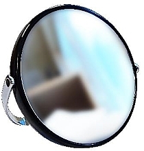 Runder Tischspiegel 13 cm x 5 schwarz - Acca Kappa Mirror Bilux Black Plastic X5 — Bild N1
