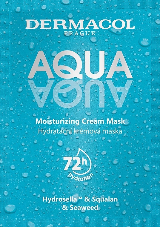 Feuchtigkeitsspendende Gesichtsmaske - Dermacol Aqua Aqua Moisturizing Cream Mask — Bild N1