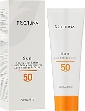 Sonnenschutzlotion - Farmasi Dr. C. Tuna Face & Body Sun Lotion SPF50 — Bild N4