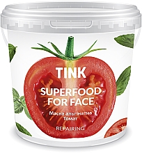 Düfte, Parfümerie und Kosmetik Alginatmaske mit Tomate und Peptide - Tink SuperFood For Face Alginate Mask