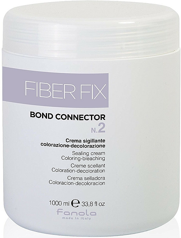 Textur-Creme für coloriertes und blondiertes Haar - Fanola Fiber Fix Bond Connector №2 — Bild N1