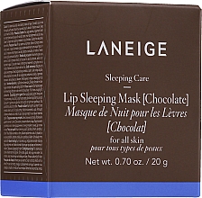 Lippenmaske für die Nacht Schokolade - Laneige Lip Sleeping Mask Chocolate — Bild N3