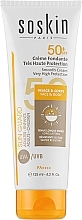 Düfte, Parfümerie und Kosmetik Sonnenschutzcreme für Gesicht und Körper - Soskin Smooth Cream Body & Face Very High Protection SPF50+