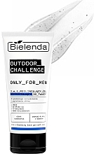 2-in-1 Gesichtsreinigungsgel - Bielenda Only For Men Outdoor Challenge 2 in 1 Peeling Facial Cleansing Gel	 — Bild N2