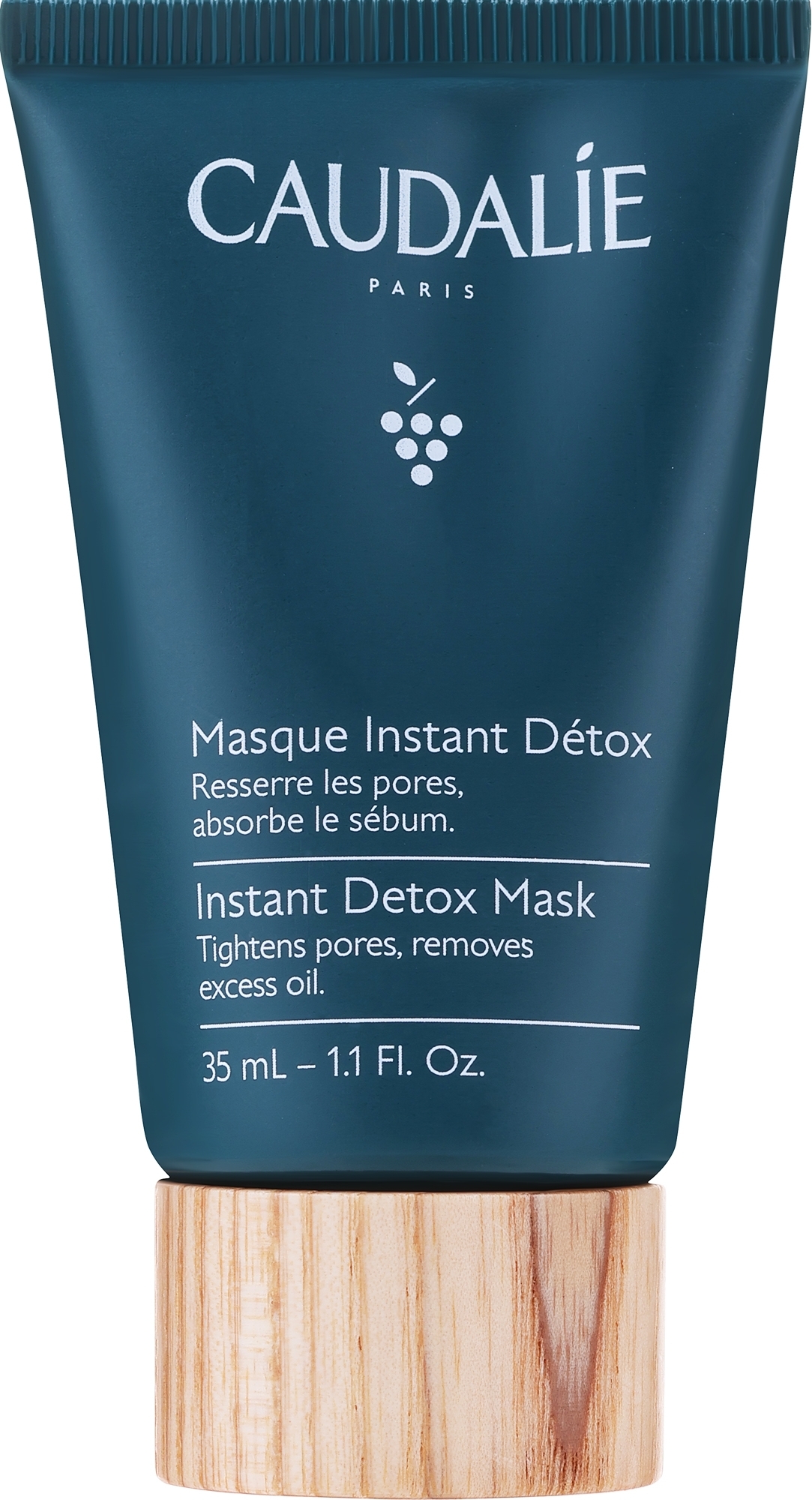 Detox Gesichtsmaske mit Kaolin, Kaffee- und Traubenextrakt - Caudalie Vinergetic C+ Instant Detox Mask — Bild 35 ml