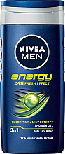 Erfrischendes Duschgel mit Minzextrakt für Männer - NIVEA MEN Energy 2in1Shower Gel — Bild N1