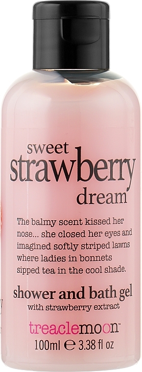 GESCHENK! Duschgel mit Erdbeerextrakt - Treaclemoon Sweet Strawberry Dream Bath & Shower Gel — Bild N1