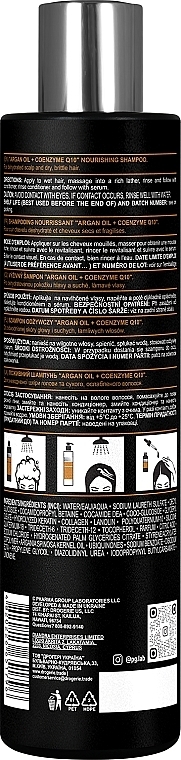Pflegendes Shampoo für das Haar - Pharma Group Laboratories Argan Oil + Coenzyme Q10 Shampoo — Bild N2