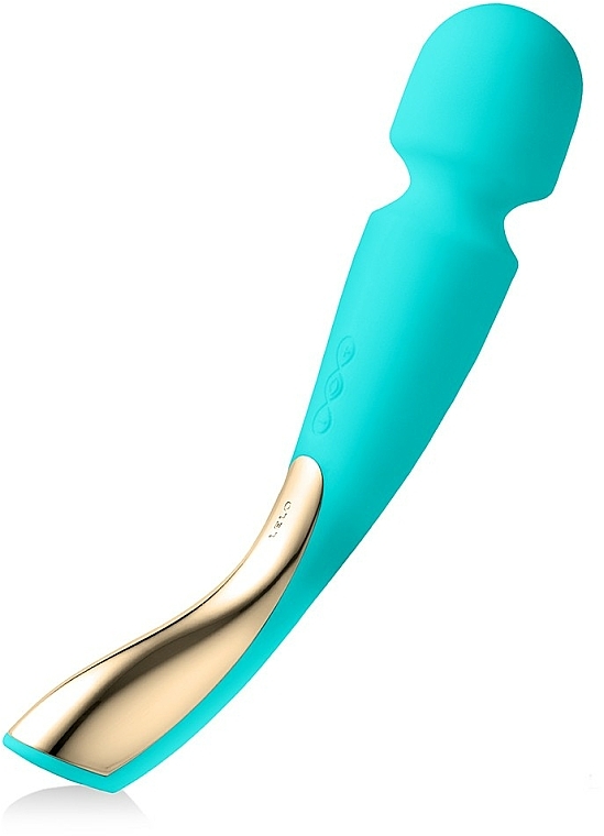 Massage-Stabvibrator türkis - Lelo Smart Wand 2 Large Aqua Massager Vibrator — Bild N1