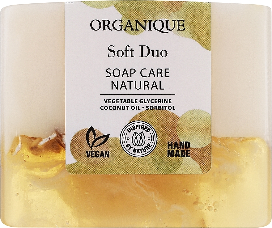 Natürliche pflegende Seife - Organique Soap Care Natural Soft Duo — Bild N1