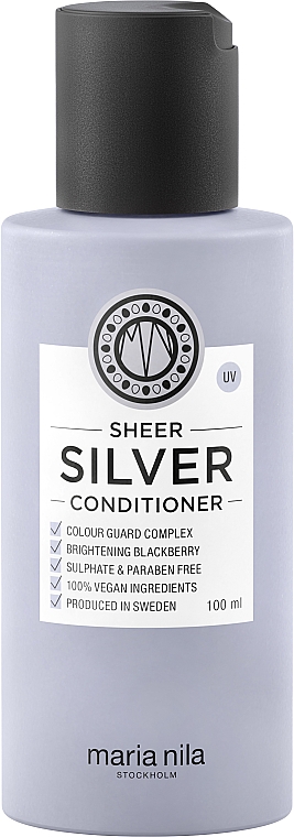 Conditioner für gefärbtes Haar mit Brombeere - Maria Nila Sheer Silver Conditioner — Bild N1