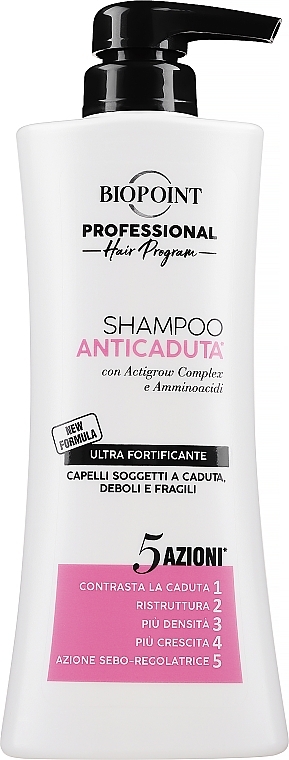 Shampoo gegen Haarausfall und Schuppen für Frauen - Biopoint Anticaduta & Antiforfora Shampoo — Bild N1