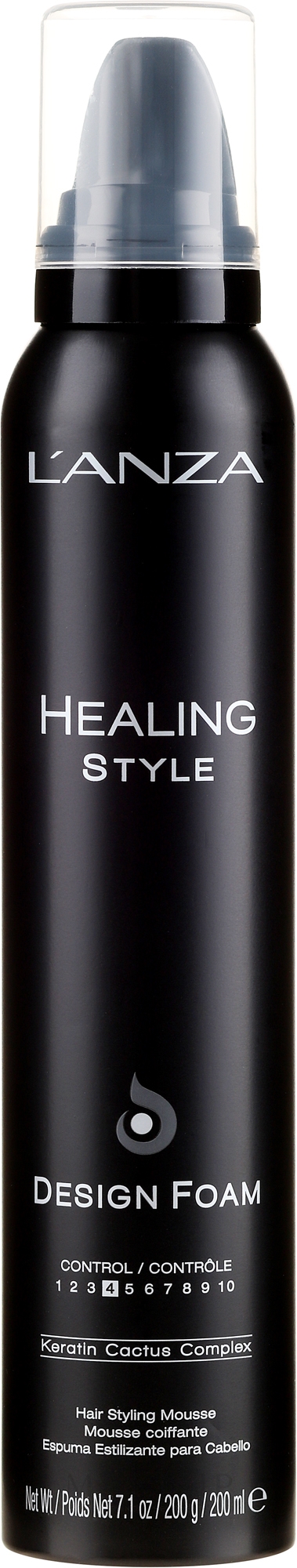 Haarstylingmousse mit Keratin - L'anza Healing Style Design Foam — Bild 200 ml