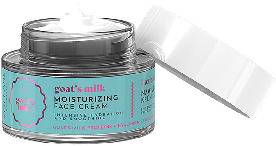 Feuchtigkeitsspendende Gesichtscreme mit Ziegenmilch - Vollare Cosmetics Hyaluron Moisturizing Face Cream — Bild N2