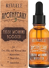 Feuchtigkeitsspendender, nährender und glättender Gesichtsbooster für den Tag - Revuele Apothecary Fresh Morning Booster — Bild N2