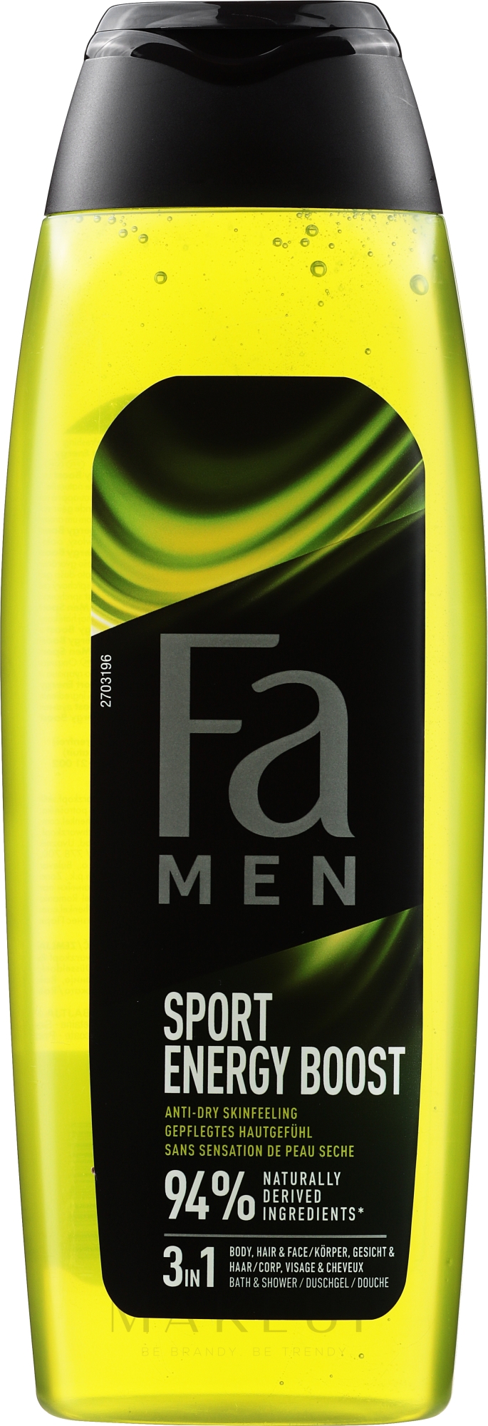 Duschgel mit Guarana und Ginseng - Fa Men Sport Energy Boost — Bild 750 ml