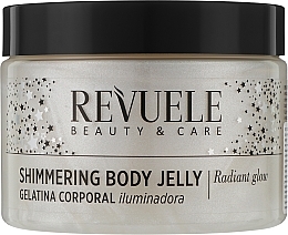 Düfte, Parfümerie und Kosmetik Schimmernder Körperge­lee mit Gurkenextrakt - Revuele Shimmering Body Jelly Silver