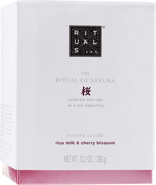 Duftkerze Rice Milk & Cherry Blossom - Rituals The Ritual of Sakura Scented Candle — Bild N2