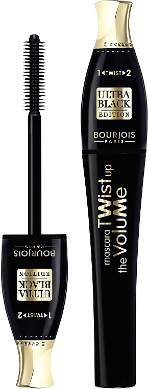 Wimperntusche - Bourjois Mascara Twist Up The Volume Ultra Black Edition — Bild N2