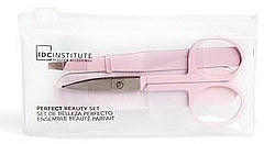 Set rosa - IDC Institute Perfect Beauty Set (nail/file/1pcs + sciss/1pcs + tweezer/1pcs) — Bild N1