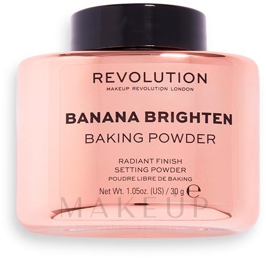 Gesichtspuder - Makeup Revolution Banana Brighten Baking Powder — Bild 30 g