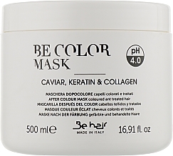 Maske für coloriertes Haar mit Kaviar und Keratin - Be Hair Be Color Caviar, Keratin And Collagen Mask — Bild N1