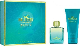 Düfte, Parfümerie und Kosmetik Hollister Wave 2 For Him - Duftset (Eau de Toilette 100ml + Duschgel 200ml)