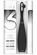 Düfte, Parfümerie und Kosmetik Elektrische Schall-Zahnbürste aus Silikon schwarz - Foreo ISSA 3 Ultra-hygienic Silicone Sonic Toothbrush Black
