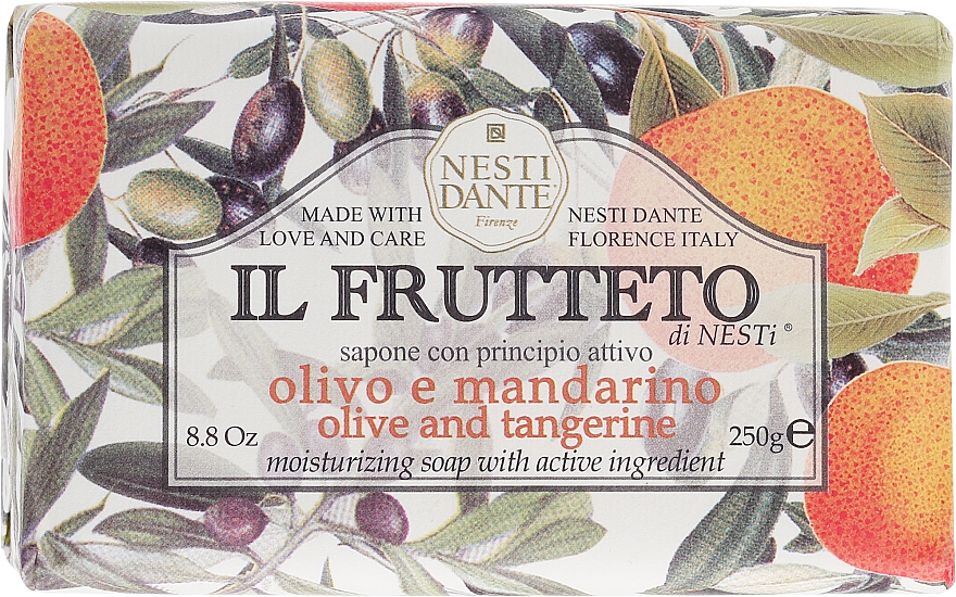 Naturseife Olive & Tangerine - Nesti Dante Moisturizing & Nourishing Soap Il Frutteto Collection — Foto N1