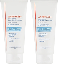 Düfte, Parfümerie und Kosmetik Haarpflegeset - Ducray Anaphase+ (Shampoo gegen Haarausfall 2x200ml)