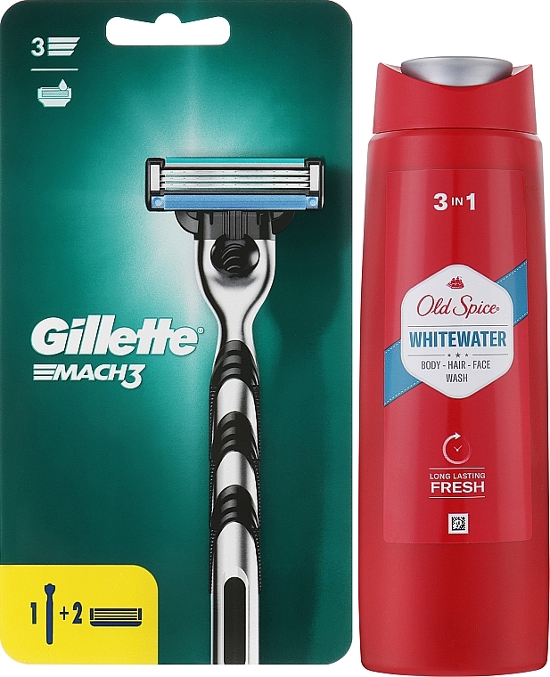 Gesichtspflegeset - Gillette (Rasierer 1 St. + Duschgel 250ml) — Bild N2