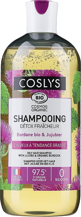 Shampoo für fettiges Haar mit Bio Pfefferminze - Coslys Shampoo with organic peppermint — Bild N3