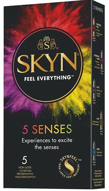 Kondome Feel Everything 5 St. - Unimil Skyn 5 Senses — Bild N1
