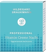 Düfte, Parfümerie und Kosmetik Gesichtscreme für die Nacht - Hildegard Braukmann Professional Vitamin Cream Night