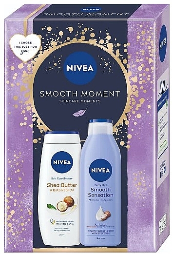 Set - NIVEA Smooth Sensation (b/milk/250ml + sh/gel/250ml) — Bild N1