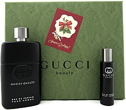 Düfte, Parfümerie und Kosmetik Gucci Guilty Pour Homme - Duftset (Eau de Parfum 90ml + Eau de Parfum 15ml)