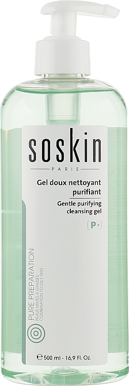 Reinigungsgel für- fettige Haut und Mischhaut - Soskin Purifying Cleansing Gel — Bild N1