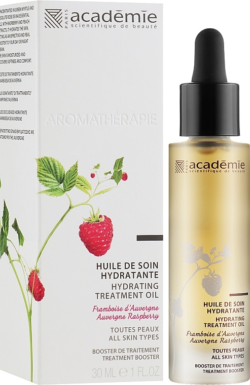 Feuchtigkeitspflegeöl für das Gesicht mit ätherischen Ölen und Pfefferminze - Academie Huile de soin hydratante — Bild N2