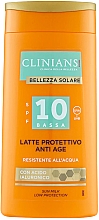 Düfte, Parfümerie und Kosmetik Sonnenschutzmilch SPF 10 - Clinians Protective Anti-Ageing Sun Milk