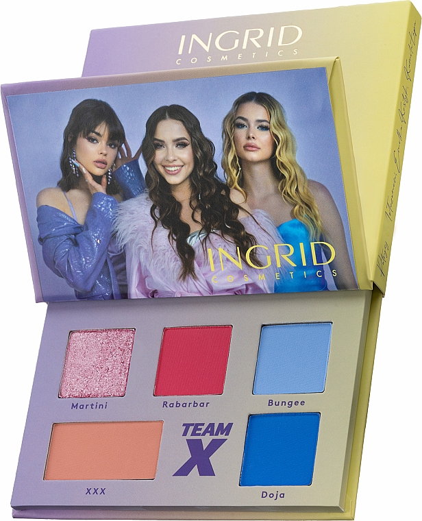 Lidschatten-Palette - Ingrid Cosmetics Team X Second Chance Eyeshadow Palette — Bild N1
