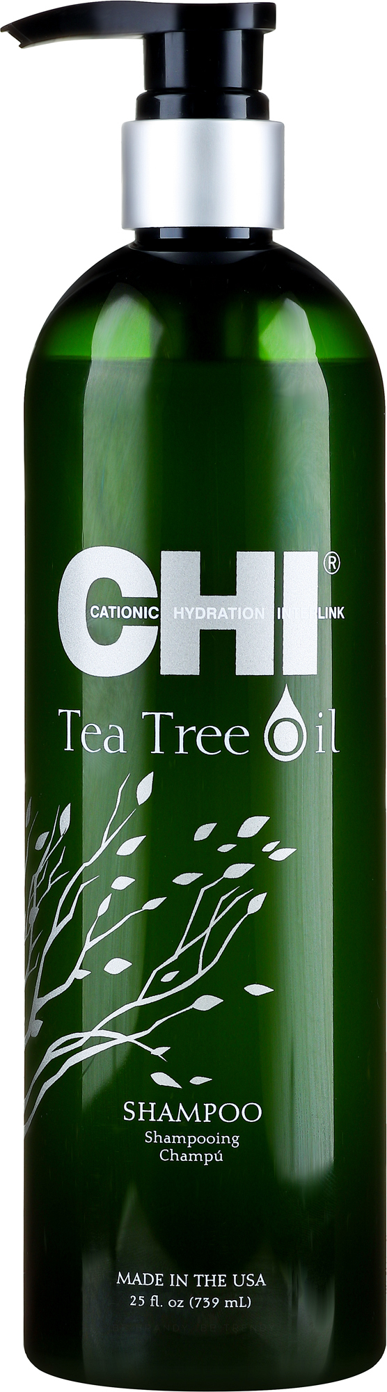 Reinigendes und beruhigendes Shampoo mit Teebaumöl - CHI Tea Tree Oil Shampoo — Bild 739 ml